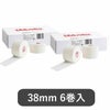 38mm 6巻入　ホワイトプロ アスレチックテープ
