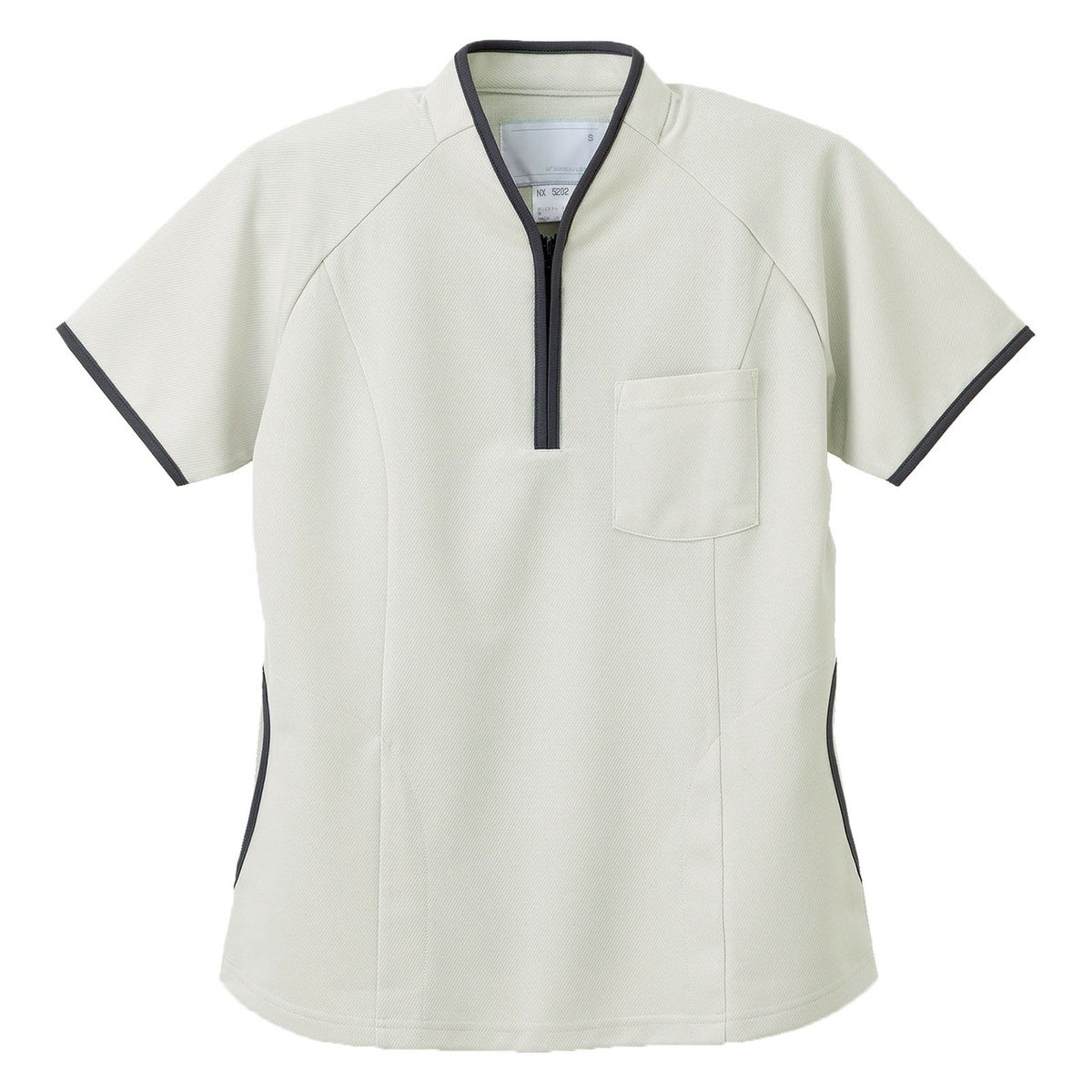 男女兼用上衣 グレー NX-5202　