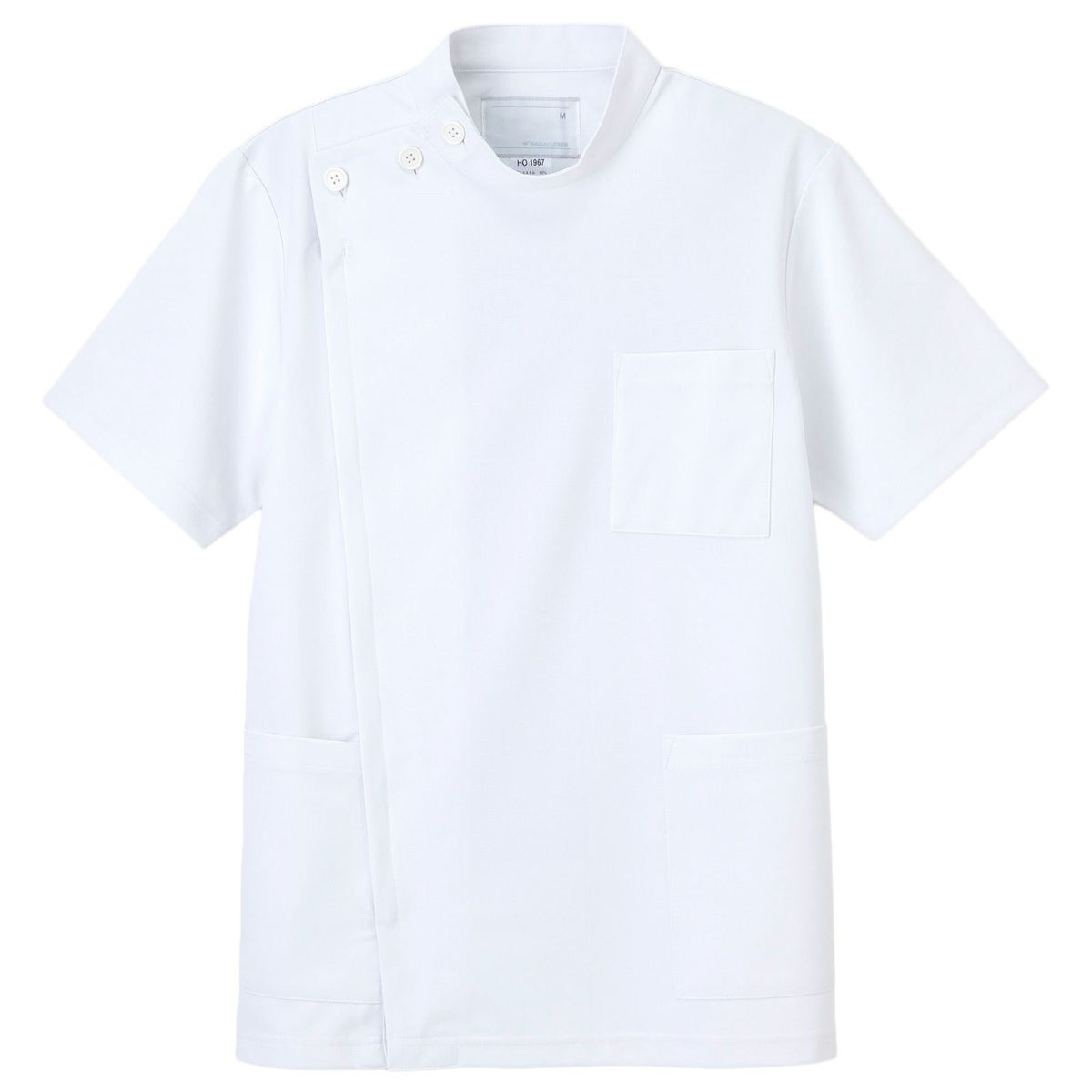 男子横掛半袖 ホワイト HO-1967　