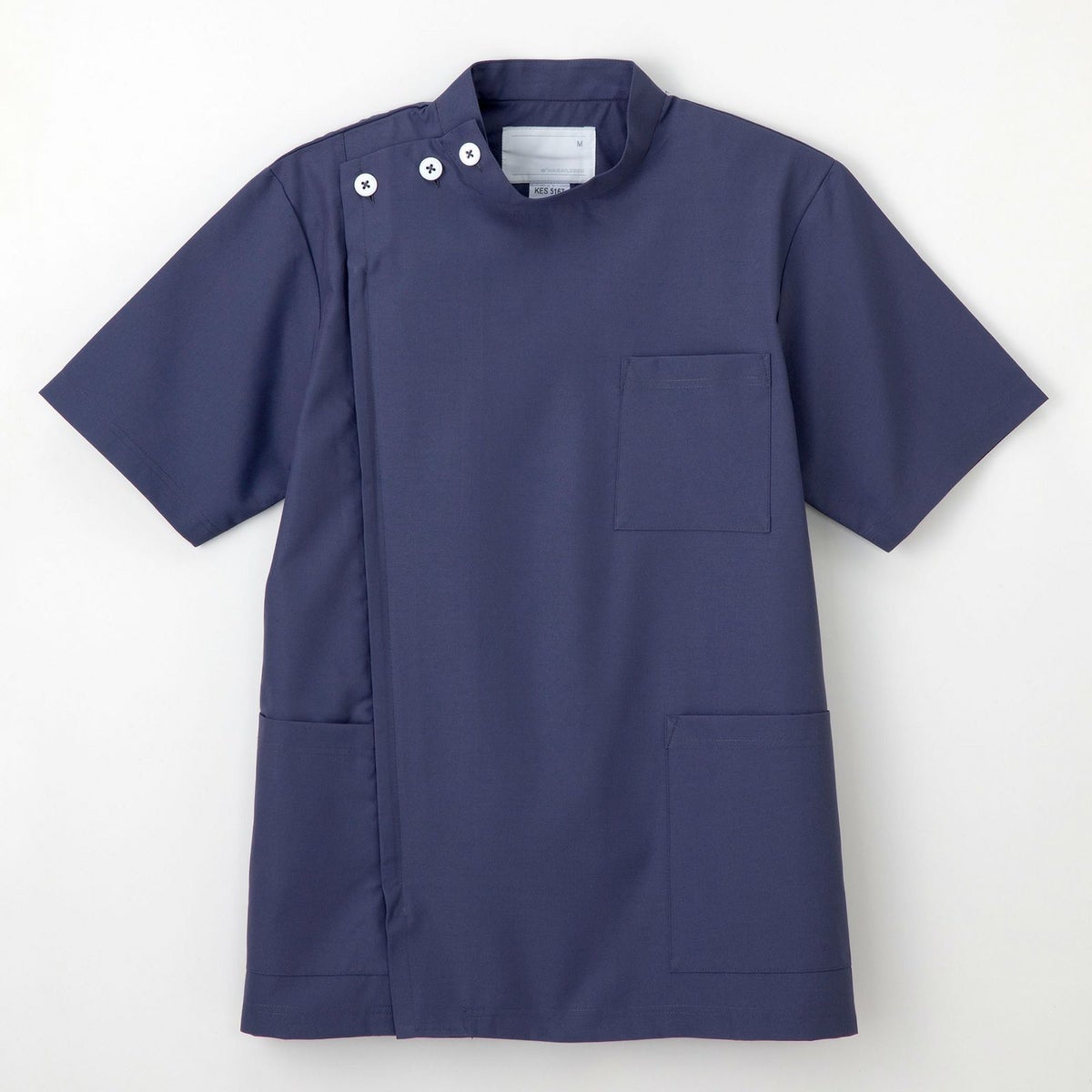 男子横掛半袖 ネイビー KES-5167