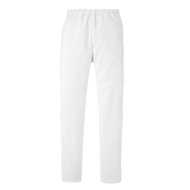 リアン スラックス ホワイト（裏付） 男女兼用855-40