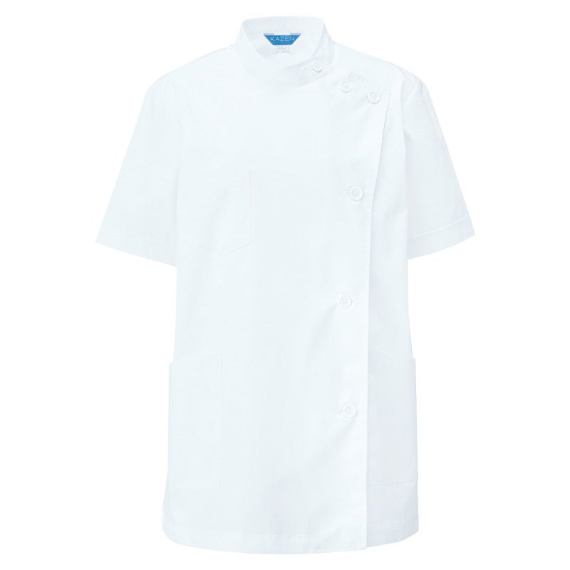 レディス医務衣半袖 ブロード ホワイト 360-30