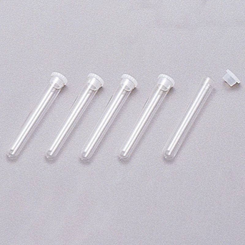 プラスチック管　針入れ　丸底20本