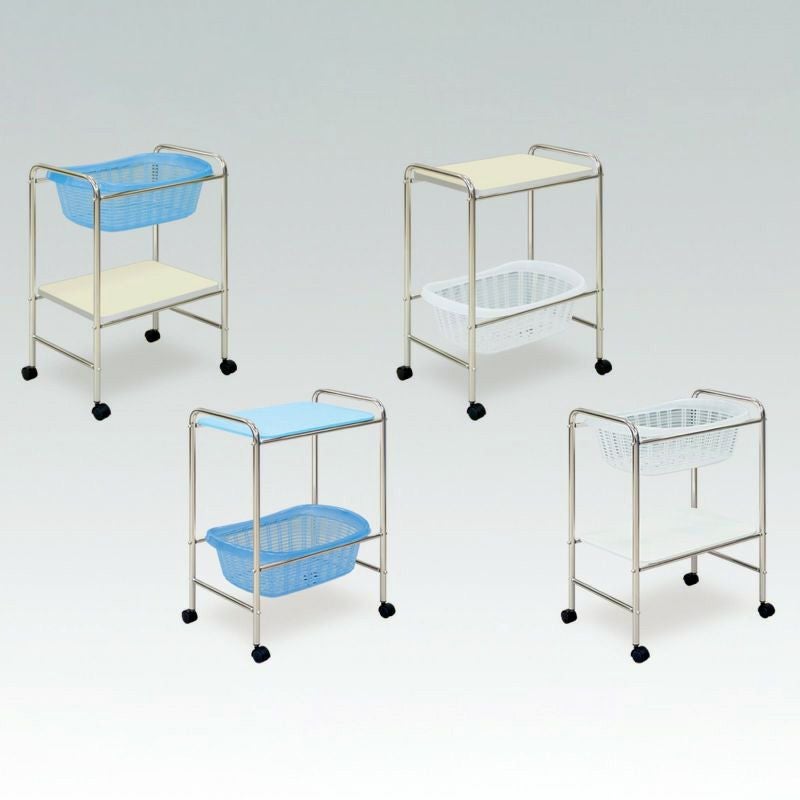 器械台付脱衣カゴ(S型)