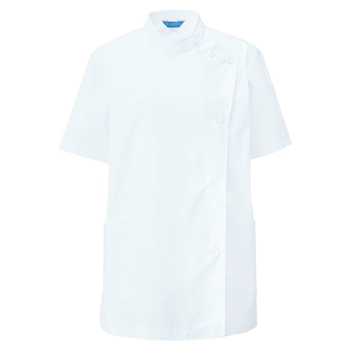 レディス医務衣半袖 ブロード ホワイト（S） 360-30