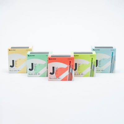 セイリン鍼灸鍼　Jタイプ(1寸(30mm), 02番 0.12 ダークグリーン)