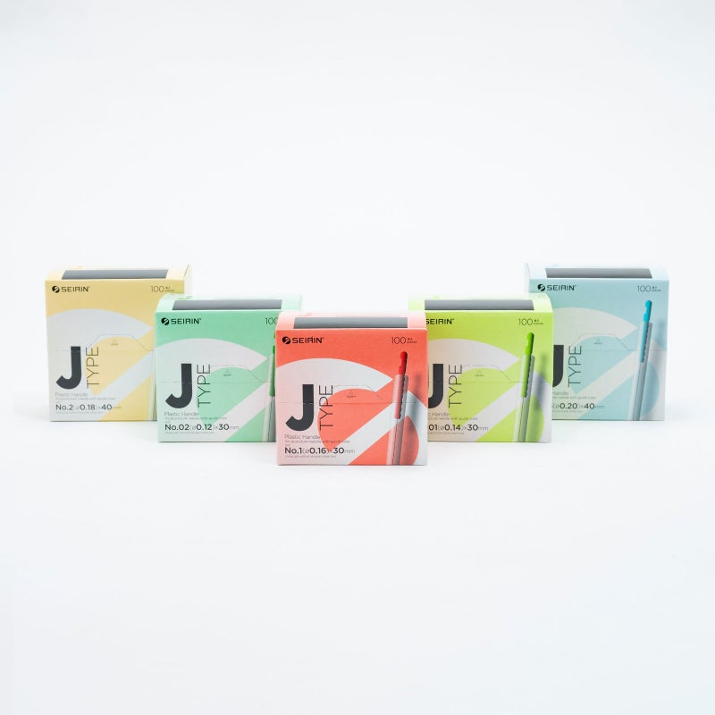 セイリン鍼灸鍼　Jタイプ(寸3 (40mm), 2番 0.18 アイボリー)