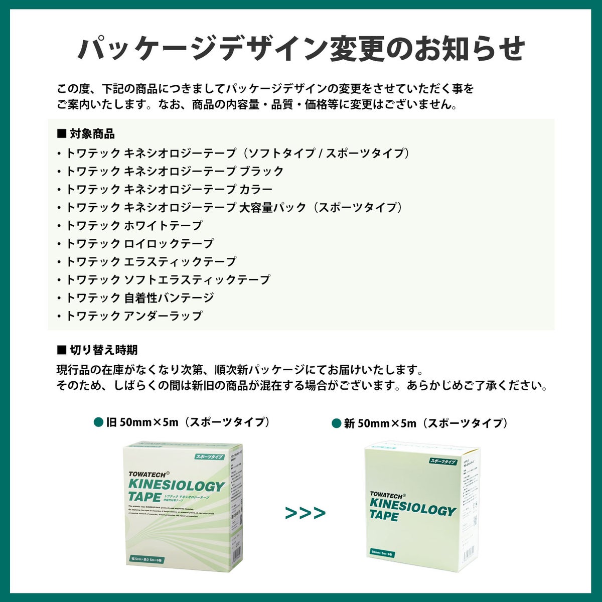 トワテック　キネシオロジーテープ 7.5cm×32m　1巻