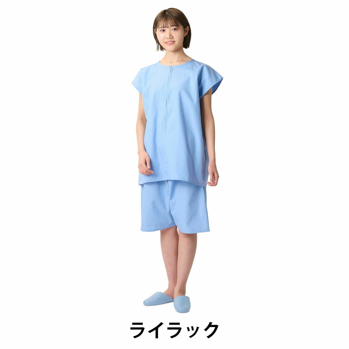 トワテック鍼灸患者着(3Lサイズ ライラック)
