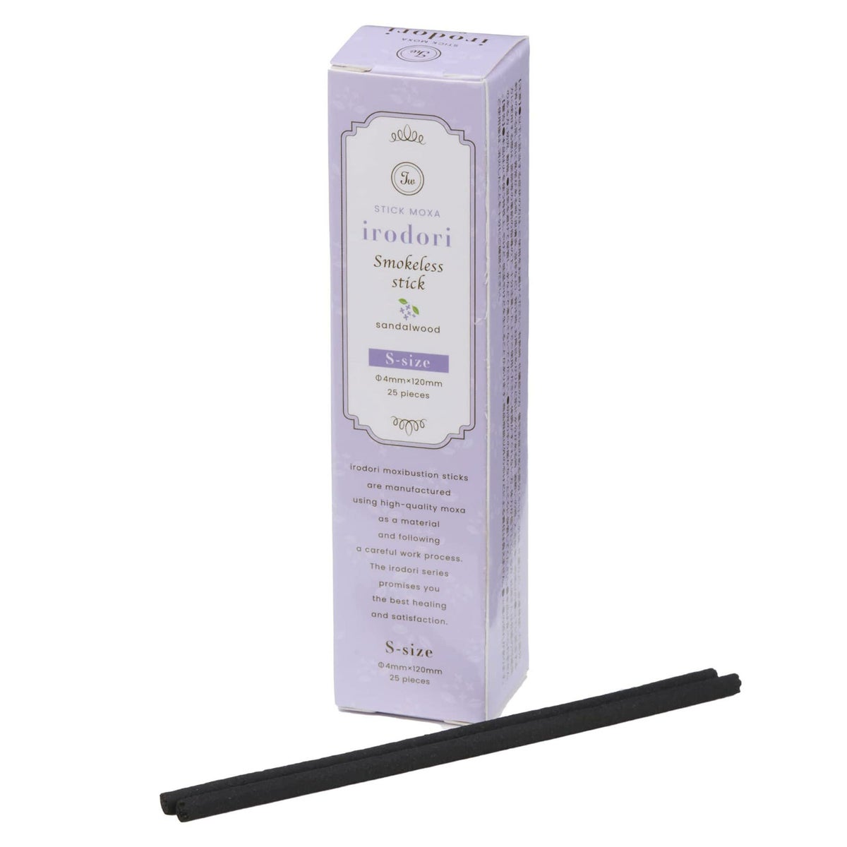 irodori 炭化棒灸（Luxury Class/白檀）（温灸ローラーSサイズ用）